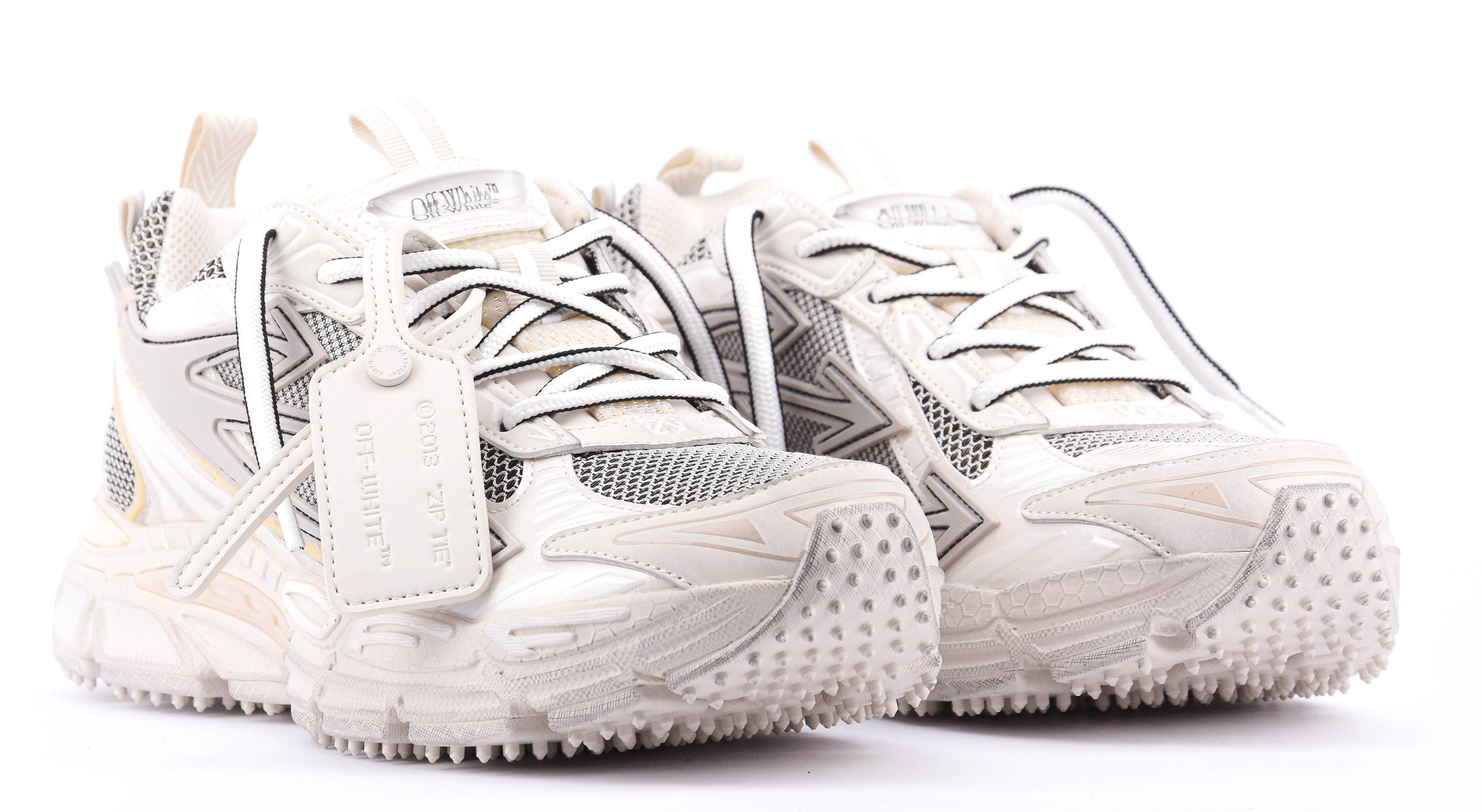 OFF WHITE BE RIGHT BACK WORN OUT BEIGE/GREY