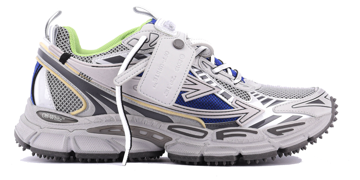 OFF WHITE BE RIGHT BACK WORN OUT DARK BLUE GREY