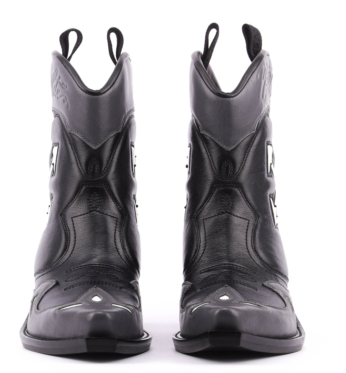OFF WHITE SANTIAGO BOOTS BLACK/GREY