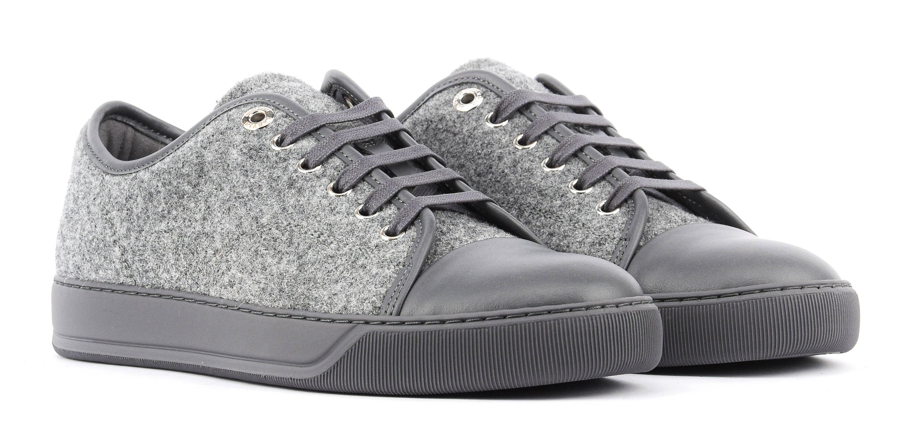 LANVIN DBB1 SNEAKER GREY FELT