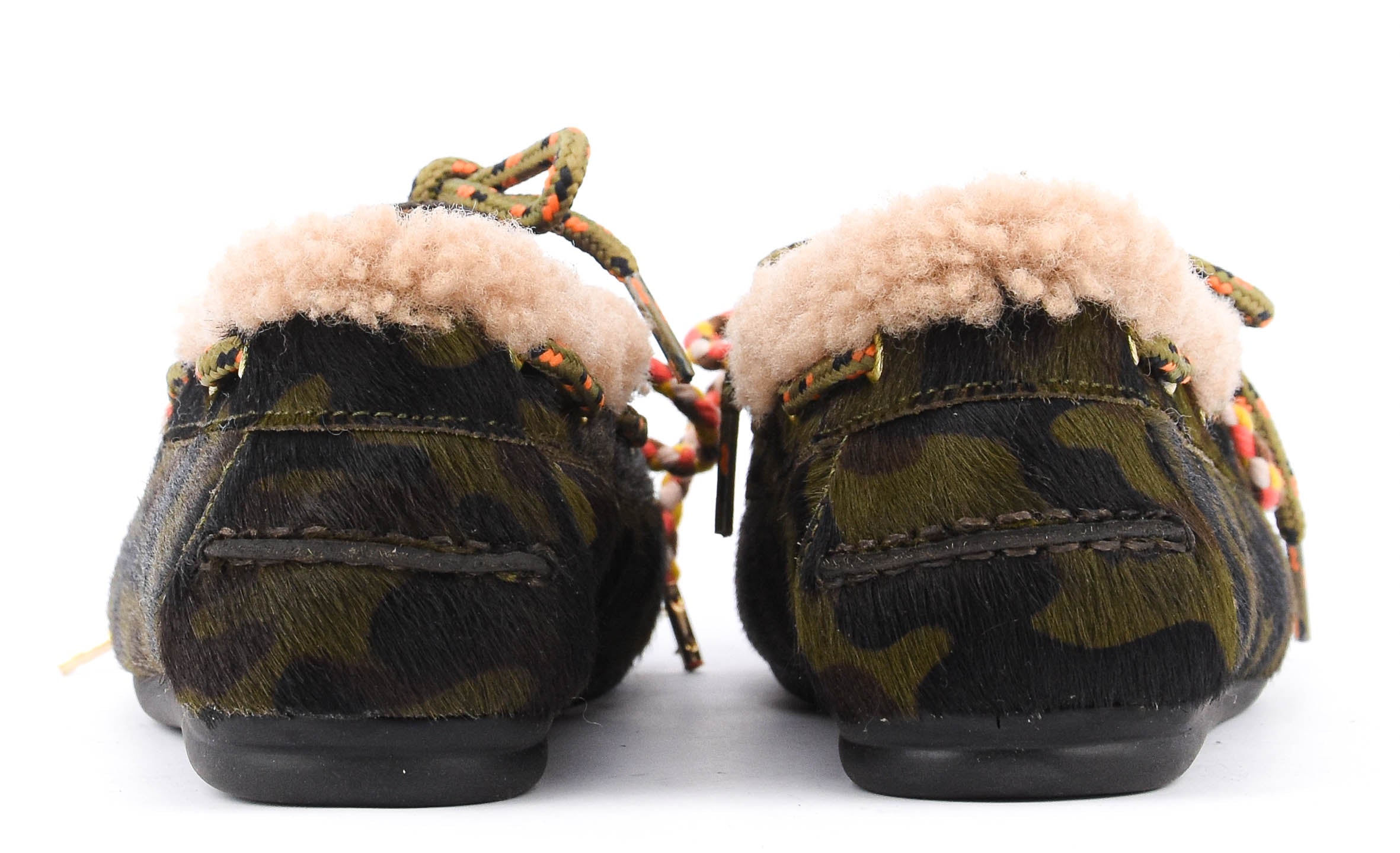 TORAL NAHUA CAMOU BOAT SHOE SHEARLING