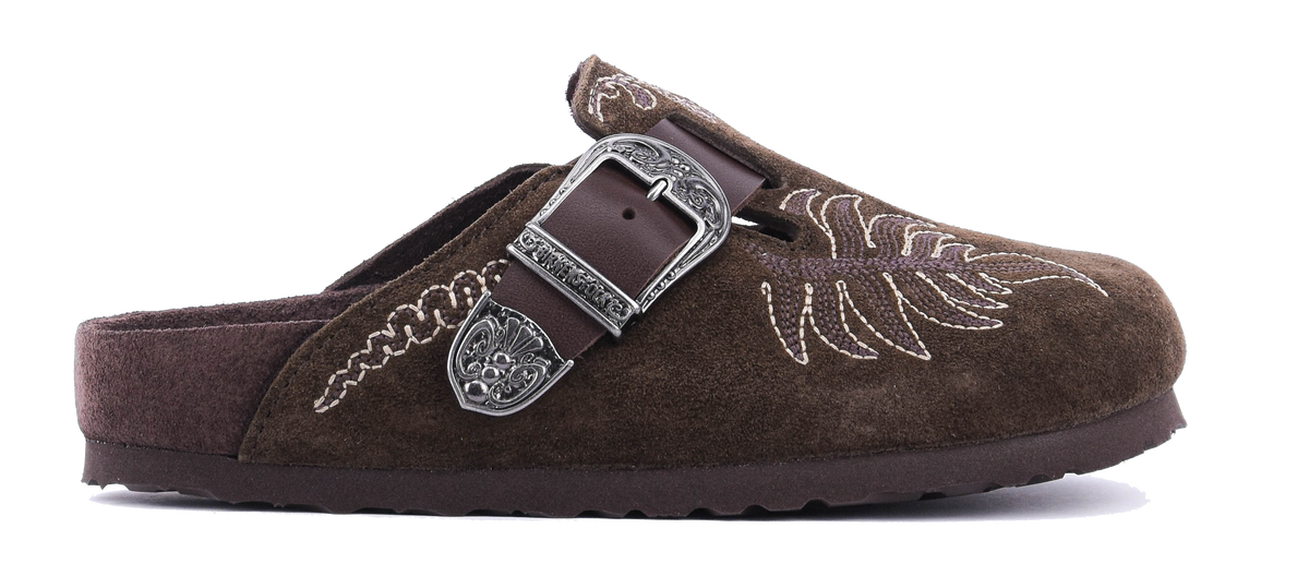 ETRO X BIRKENSTOCK MULE WESTERN DARK BROWN