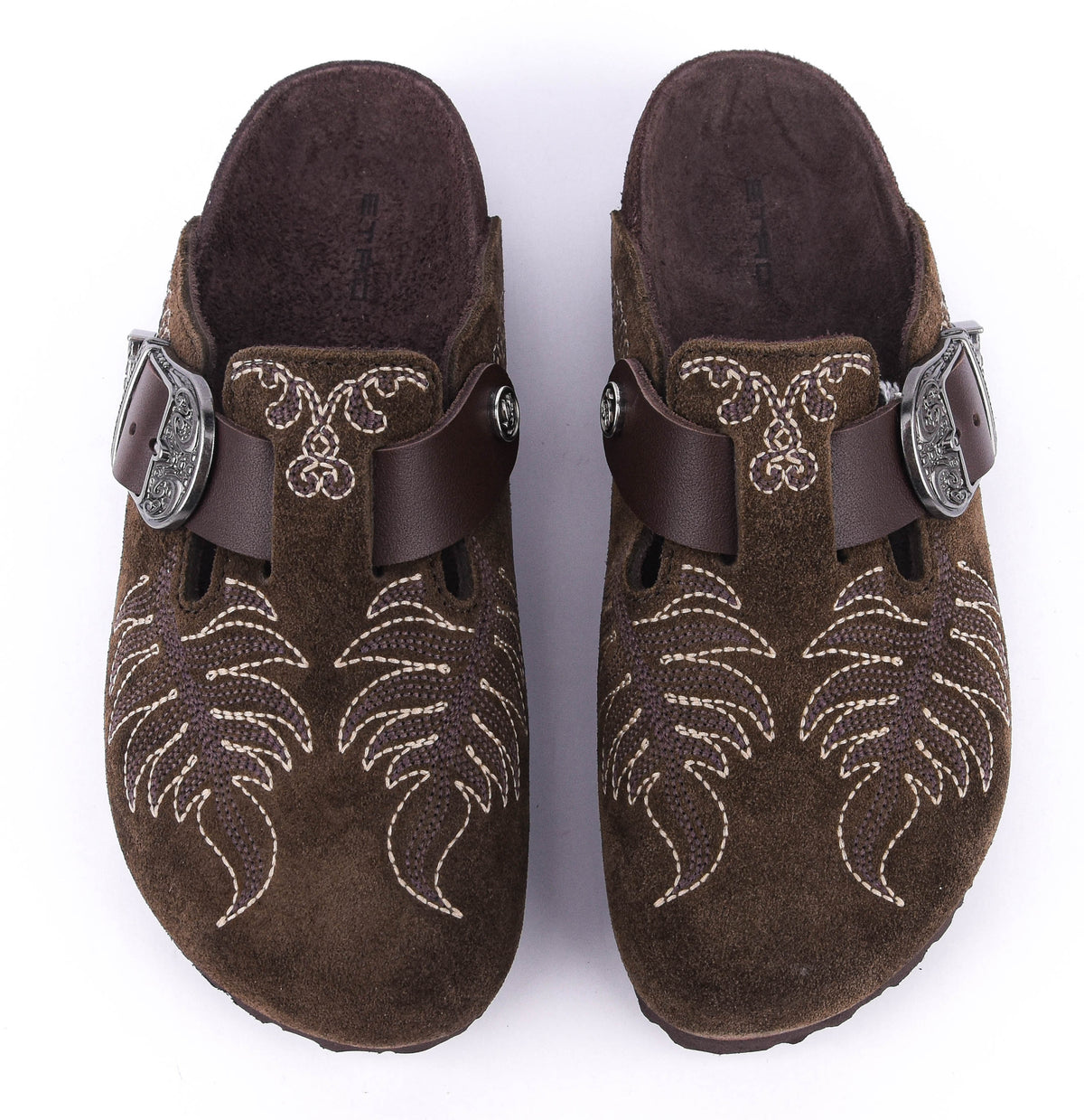 ETRO X BIRCKENSTOCK MULE WESTERN DARK BROWN