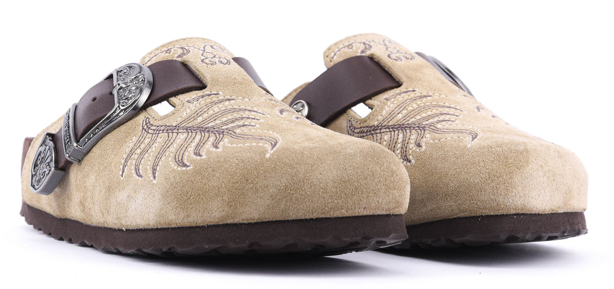 ETRO X BIRCKENSTOCK MULE WESTERN SAND