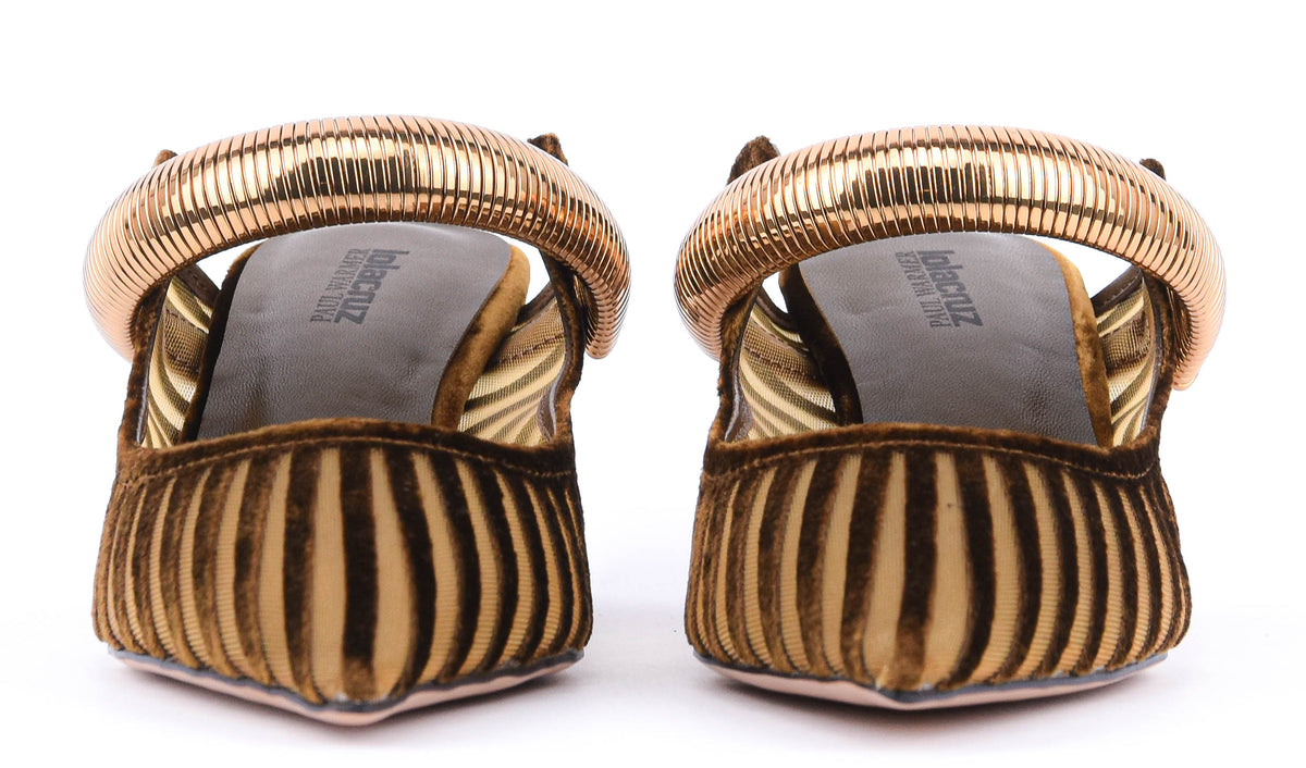 LOLA CRUZ ALEXA PUMPS 55 OCHRE