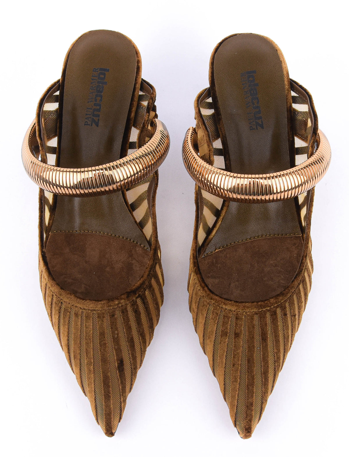 LOLA CRUZ ALEXA PUMPS 55 OCHRE