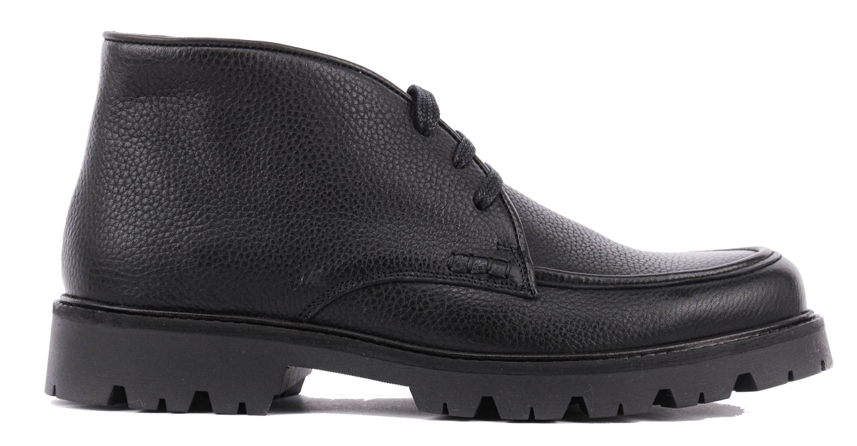 POSA CLASSY CHUKKA BLACK LEATHER