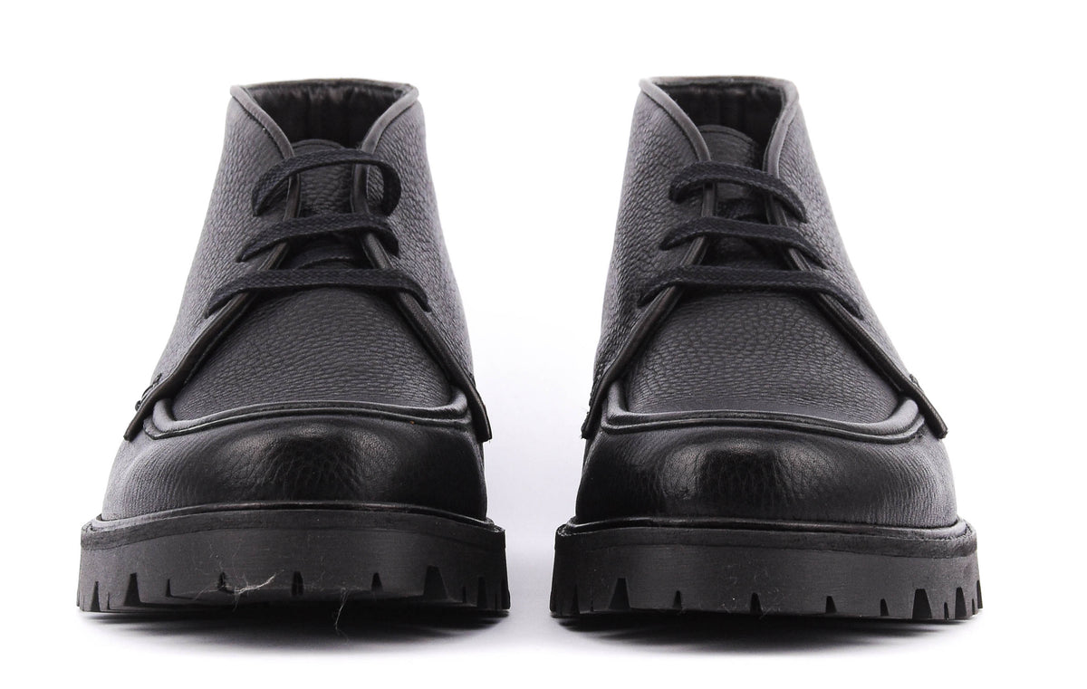 POSA CLASSY CHUKKA BLACK LEATHER