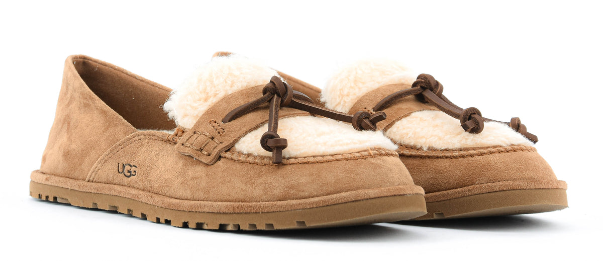 UGG ZORA LOAFER SUEDE CHESTNUT