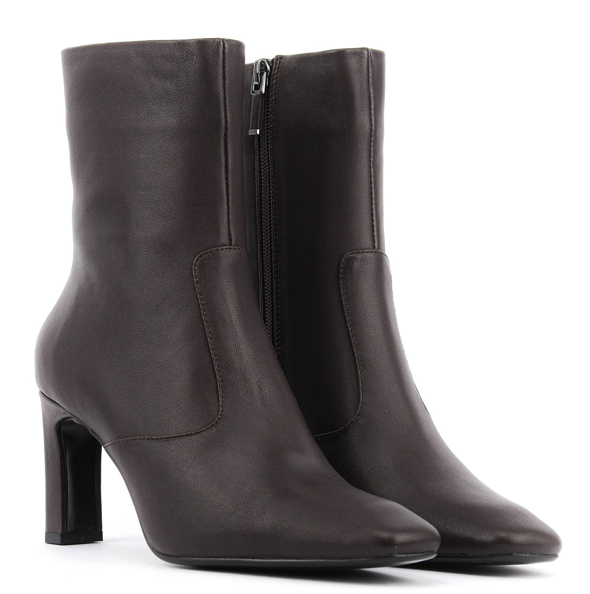 LOLA CRUZ LUCHIA ANKLE BOOT DARK BROWN