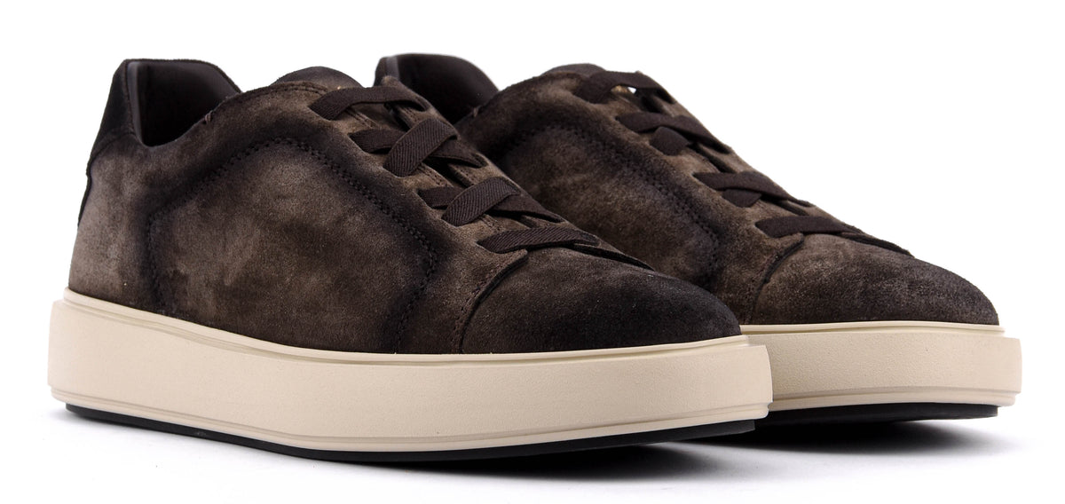 OFFICINE CREATIVE SLOUCH SNEAKER TAUPE SUEDE
