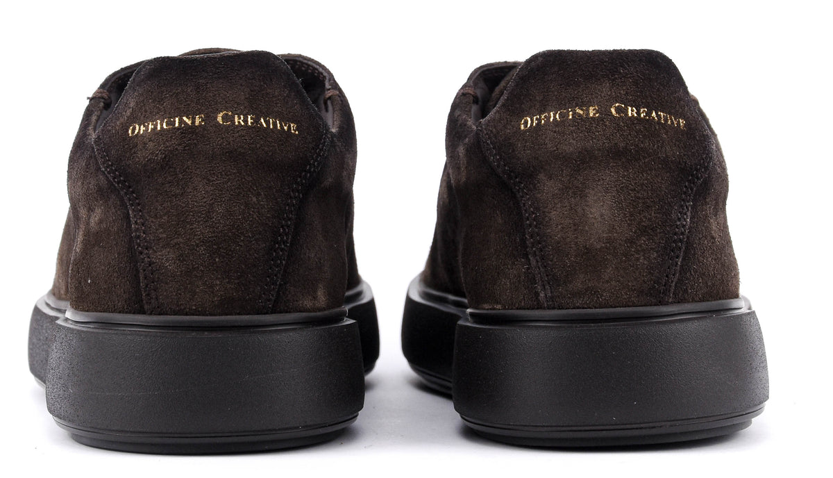OFFICINE CREATIVE SLOUCH SNEAKER DARK BROWN TONAL