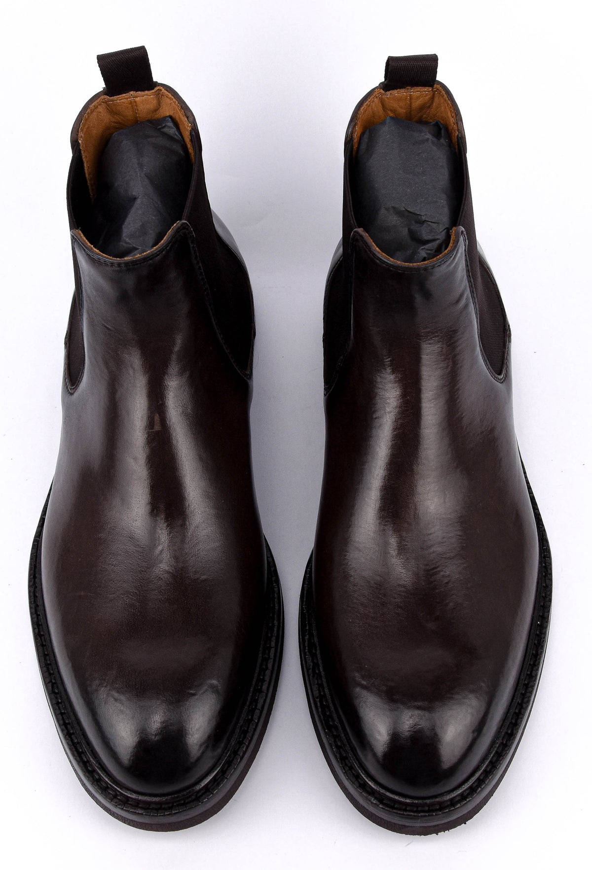 OFFICINE CREATIVE DUDE CHELSEABOOT BROWN LEATHER