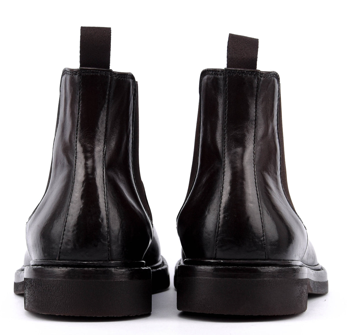 OFFICINE CREATIVE DUDE CHELSEABOOT BROWN LEATHER