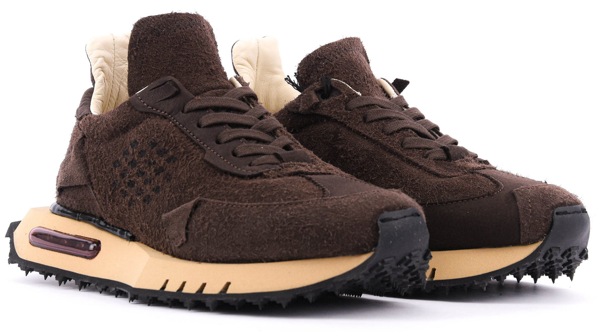 BE+ RACE SNEAKER BROWN