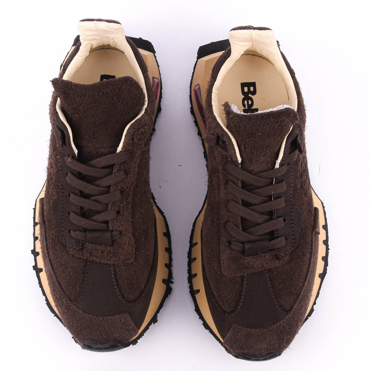 BE+ RACE SNEAKER BROWN