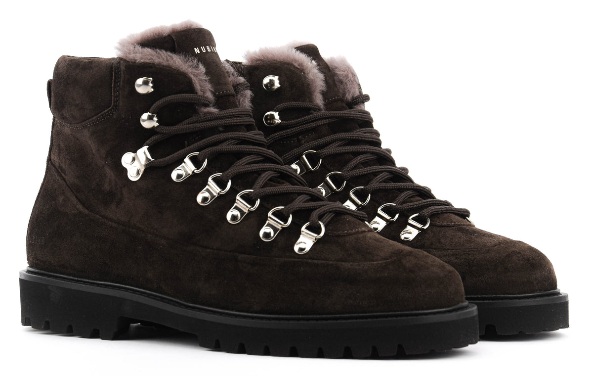 NUBIKK LOGAN CHAD FUR DARK BROWN