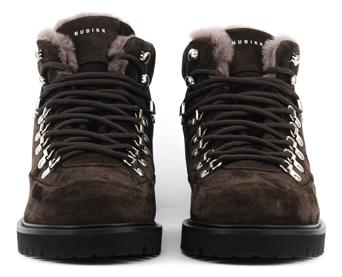NUBIKK LOGAN CHAD FUR DARK BROWN
