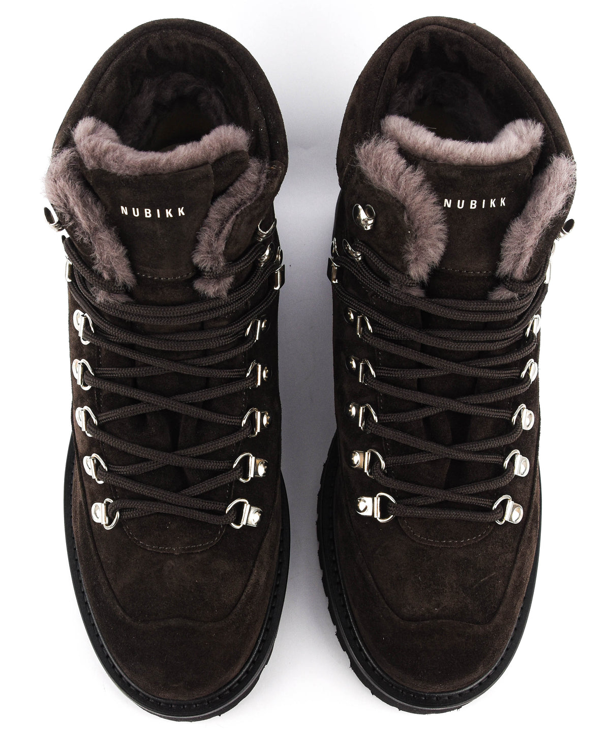 NUBIKK LOGAN CHAD FUR DARK BROWN