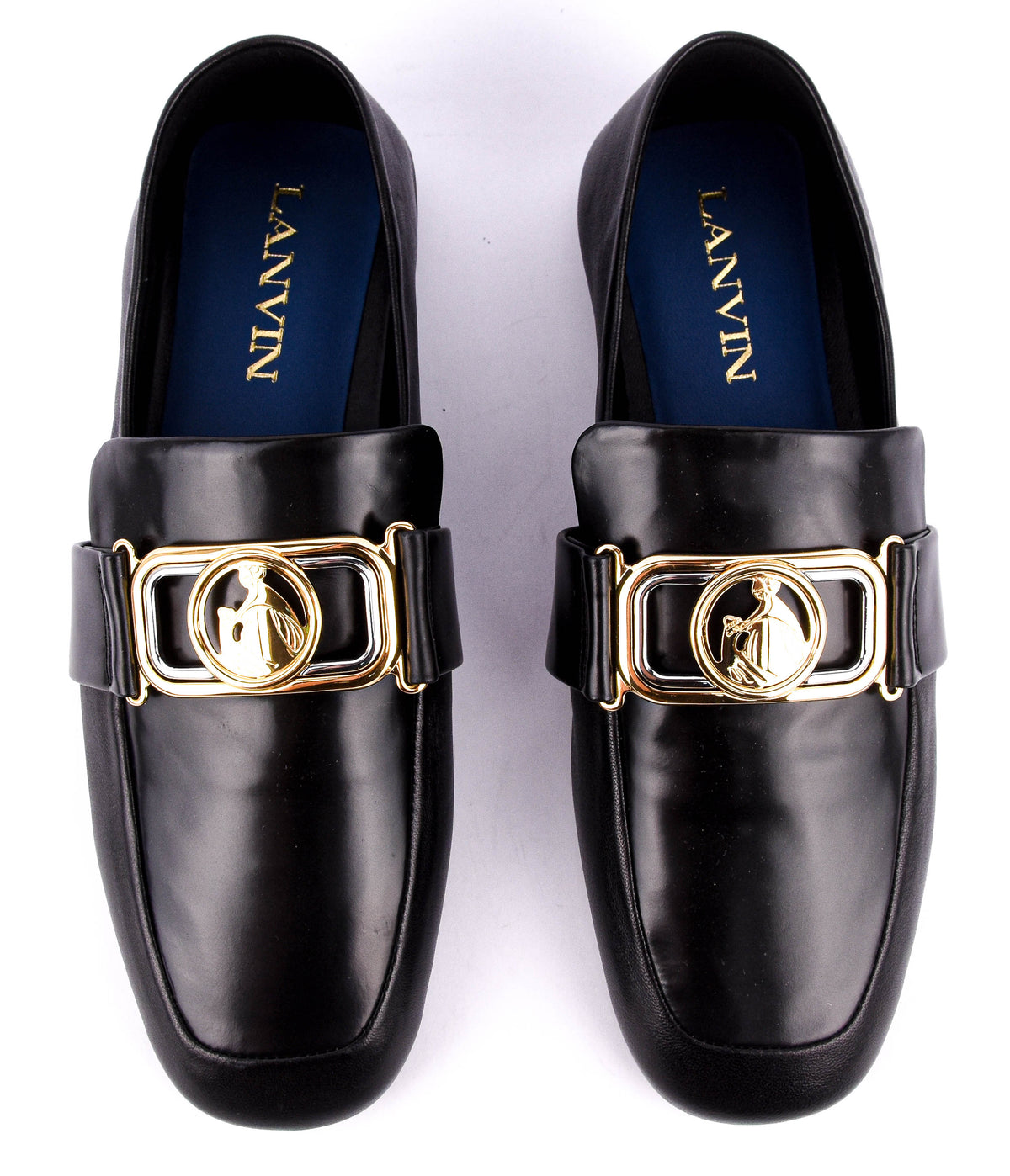 LANVIN MOTHER AND DAUGHTER LOAFER BLACK