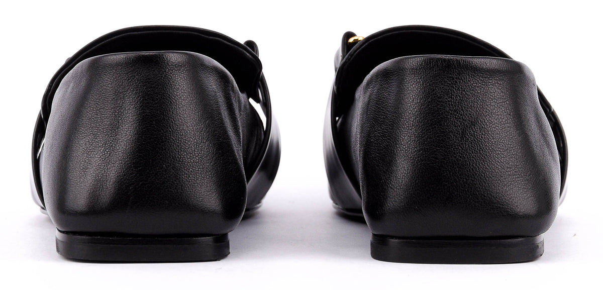 LANVIN MOTHER AND DAUGHTER LOAFER BLACK