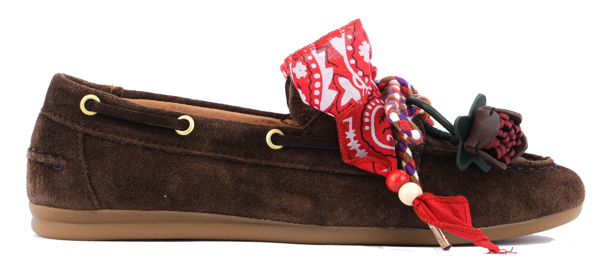 TORAL NAHUA PERSONALIZED BOAT LOAFER BRWON