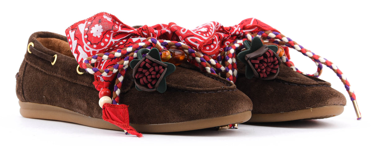 TORAL NAHUA PERSONALIZED BOAT LOAFER BRWON
