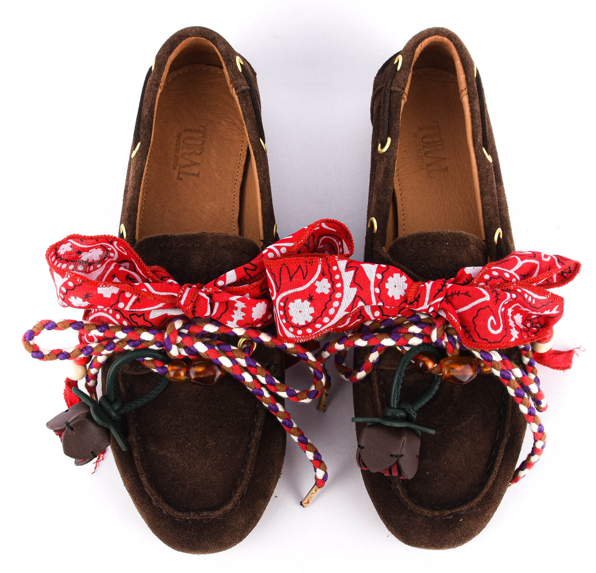 TORAL NAHUA PERSONALIZED BOAT LOAFER BRWON