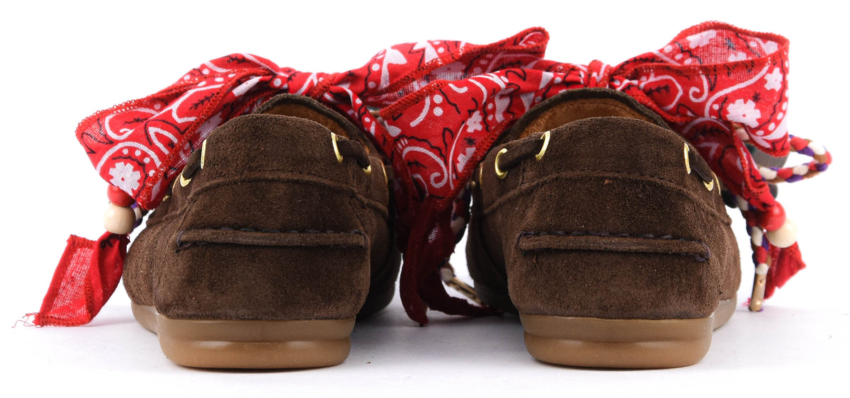 TORAL NAHUA PERSONALIZED BOAT LOAFER BRWON