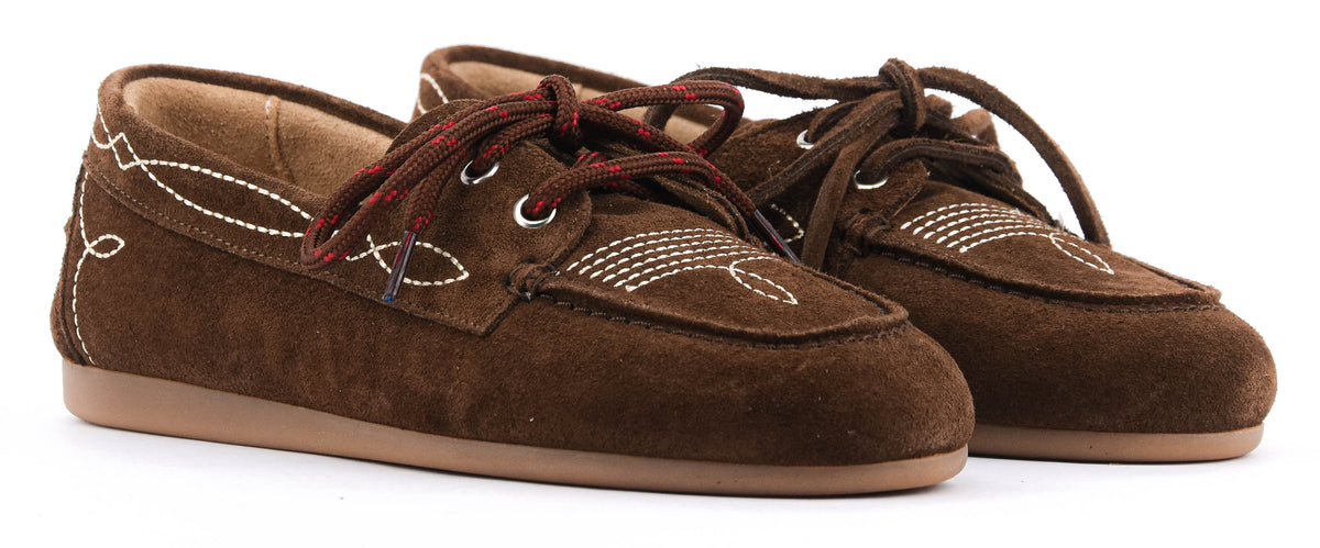POSA BOAT LOAFER PRAIRY DARK BROWN