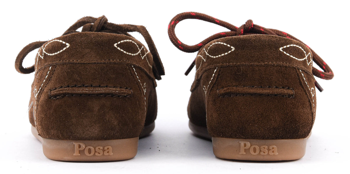 POSA BOAT LOAFER PRAIRY DARK BROWN