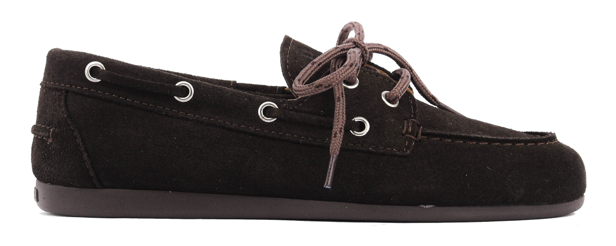 POSA BOAT LOAFER SUEDE ESPRESSO