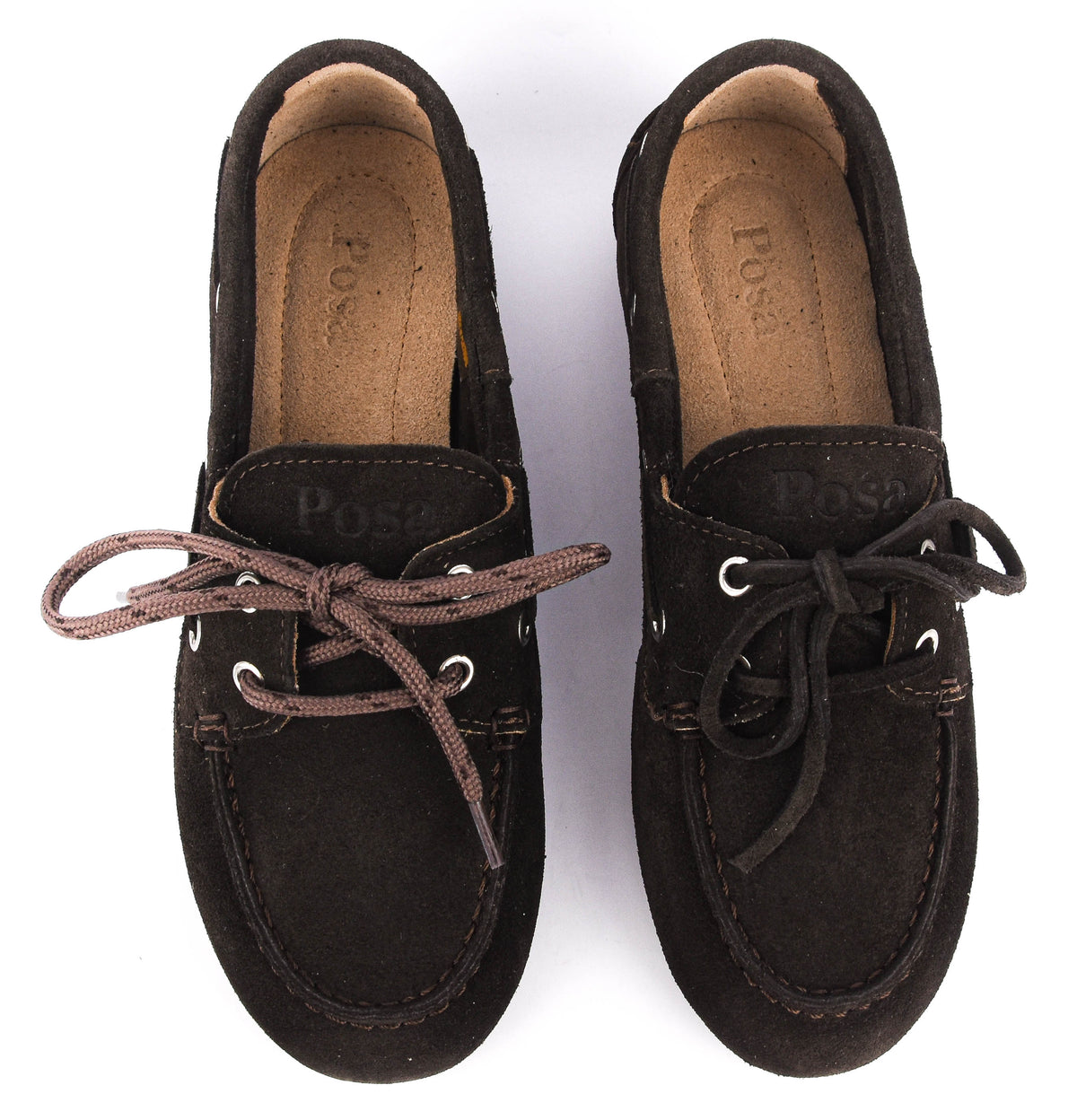 POSA BOAT LOAFER SUEDE ESPRESSO