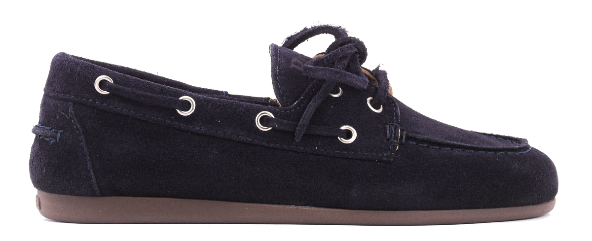POSA BOAT LOAFER SUEDE ROYAL BLUE