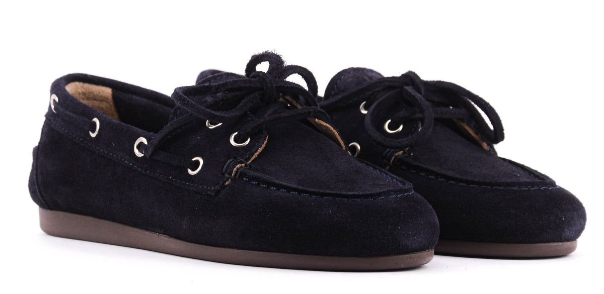 POSA BOAT LOAFER SUEDE ROYAL BLUE