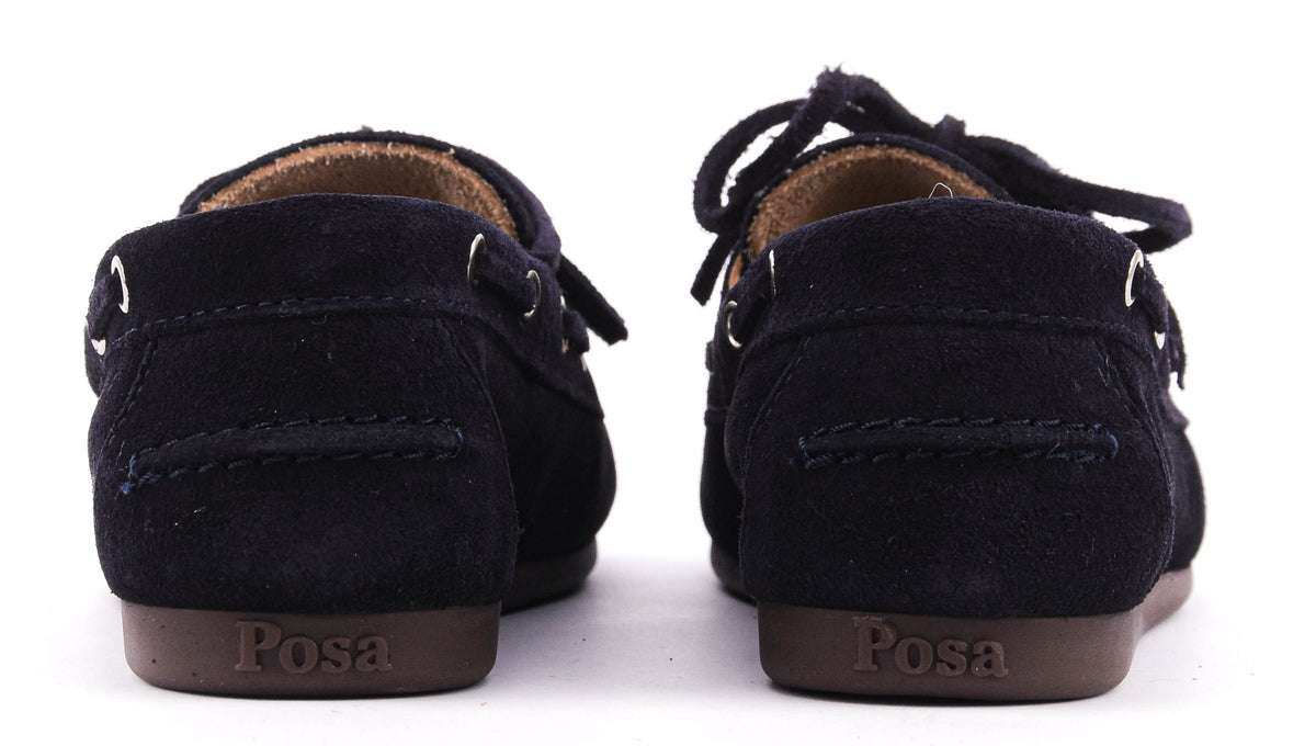 POSA BOAT LOAFER SUEDE ROYAL BLUE
