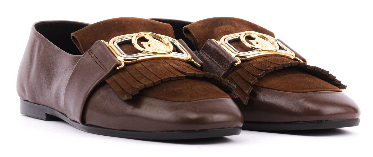 LANVIN MOTHER AND DAUGHTER LOAFER BROWN