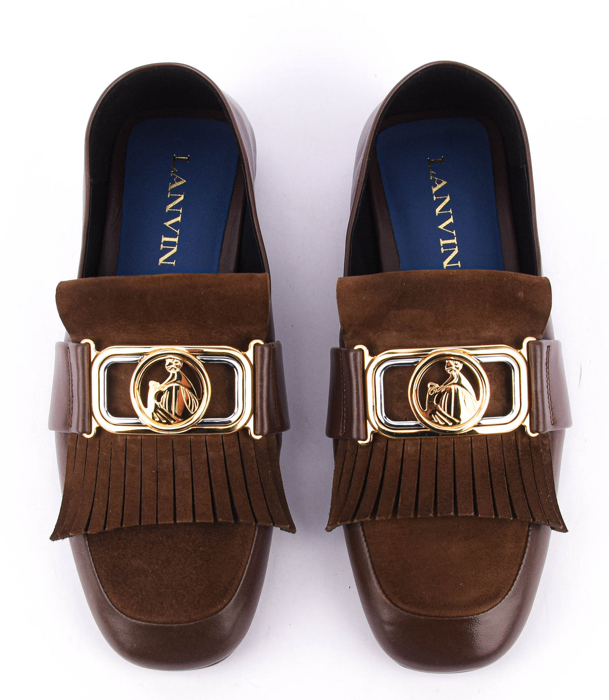 LANVIN MOTHER AND DAUGHTER LOAFER BROWN