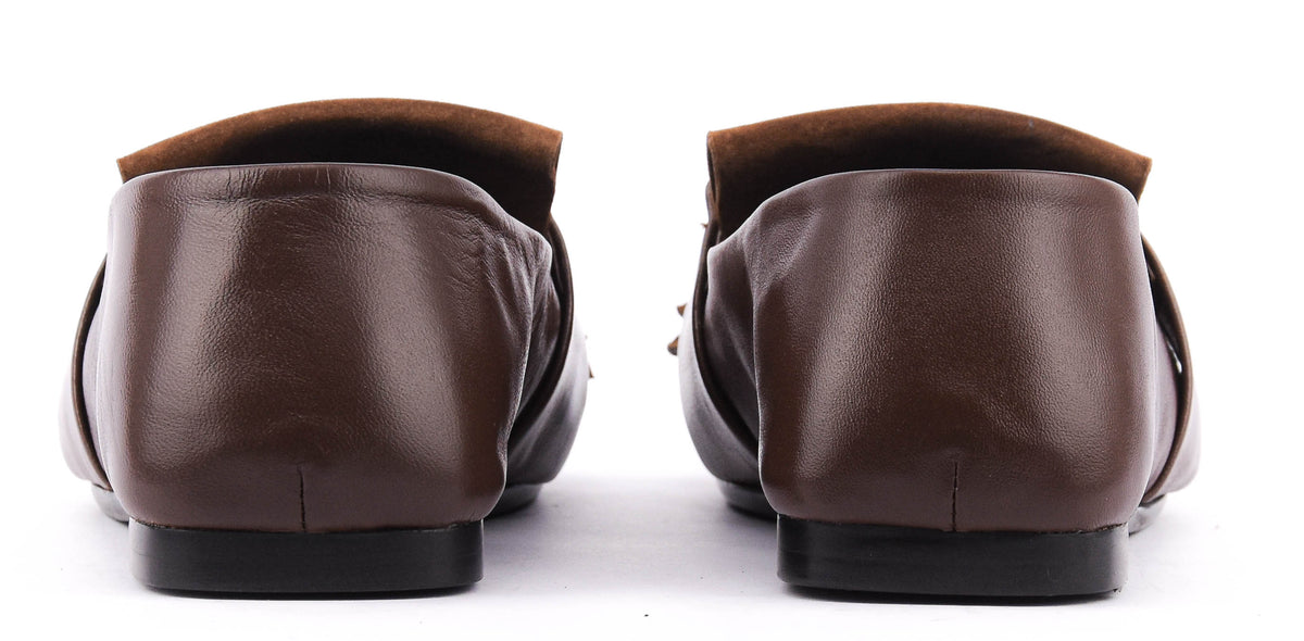 LANVIN MOTHER AND DAUGHTER LOAFER BROWN
