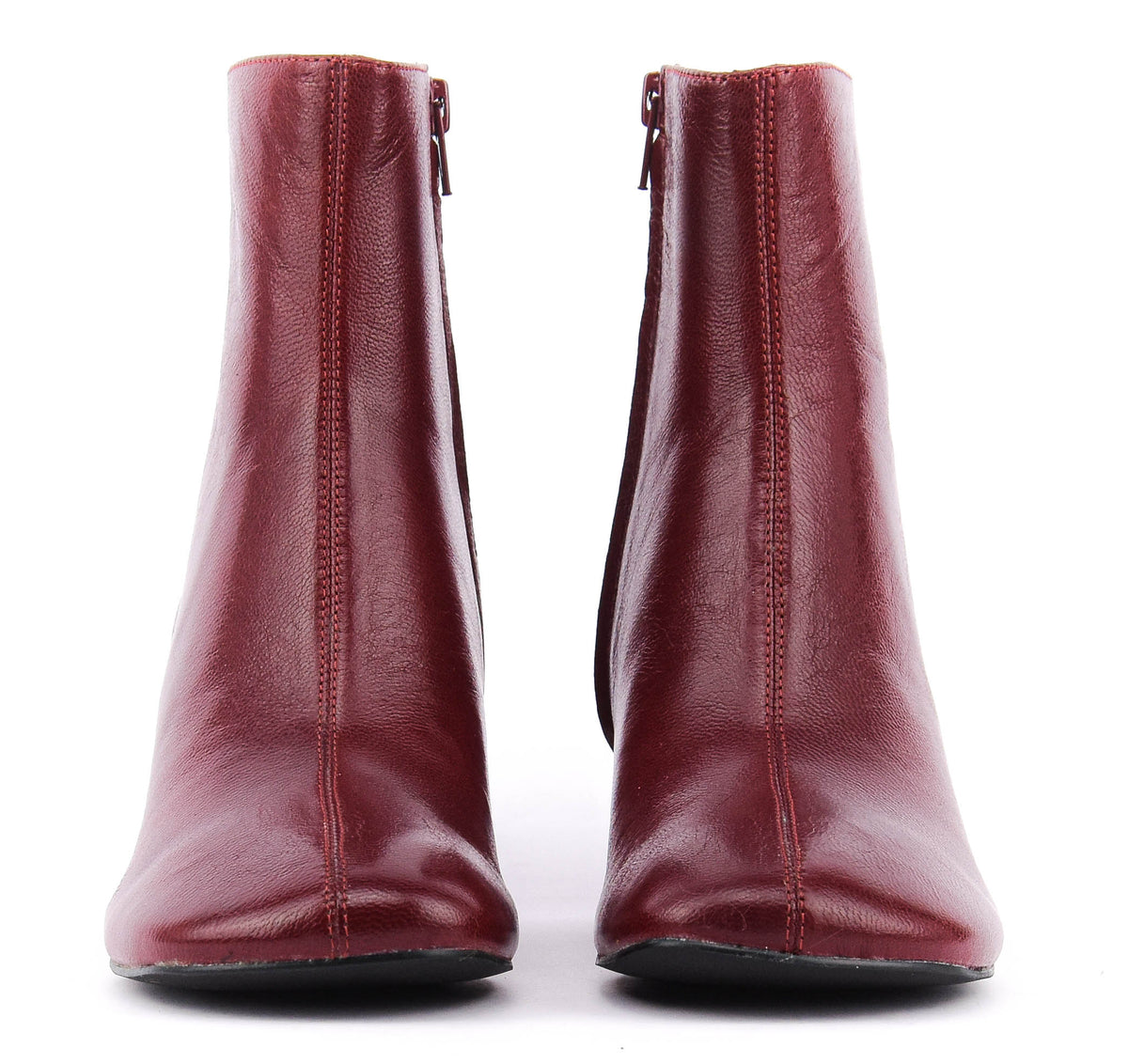 LOAFER BOOTIE ZIP BURGUNDY