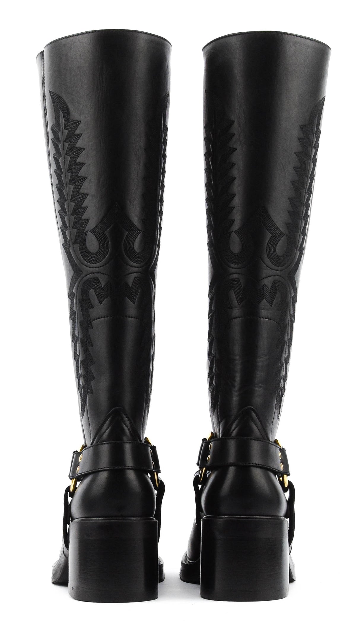 ELENA IACHI ICONIC BOOT BLACK GOLD