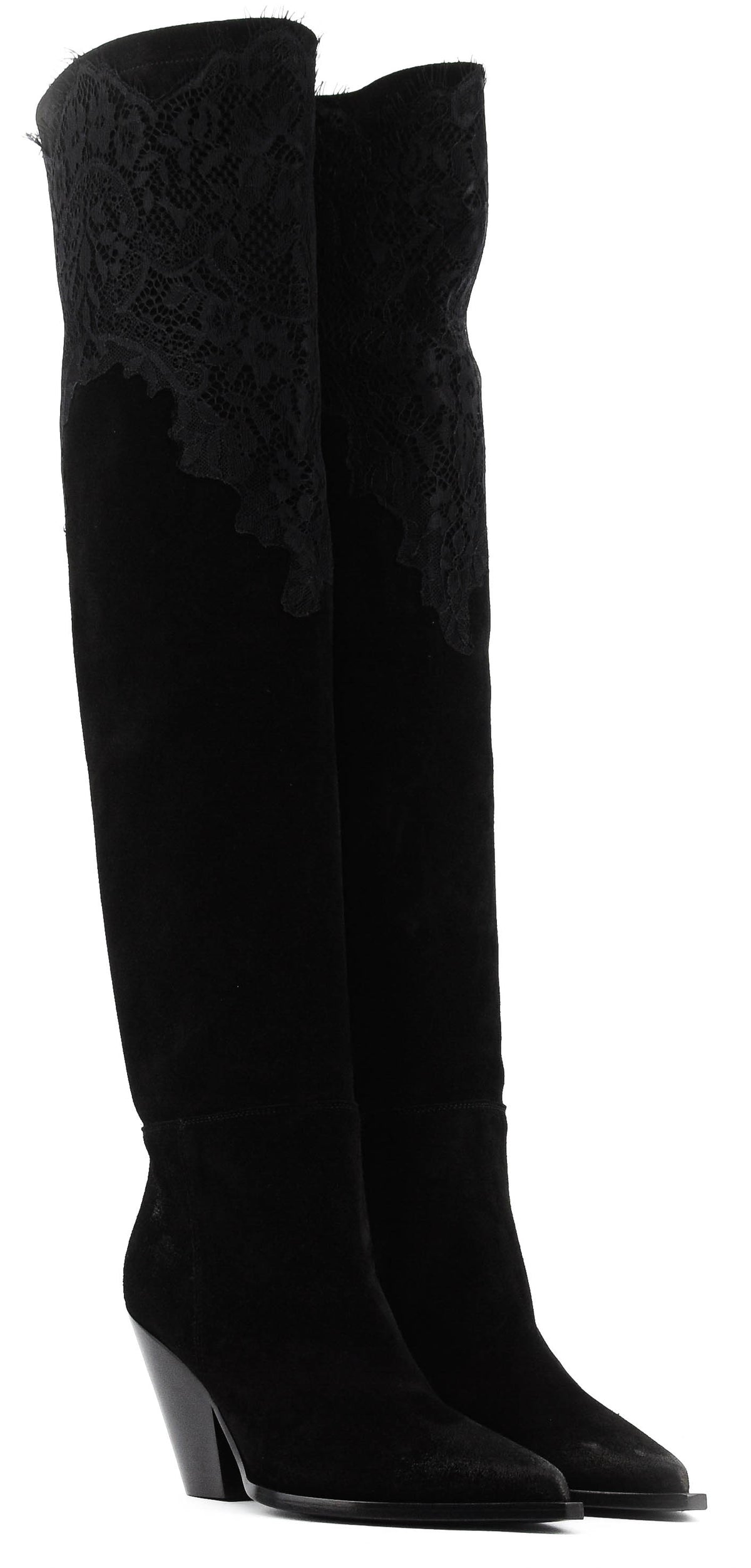 ELENA IACHI LONG WESTERN LACES