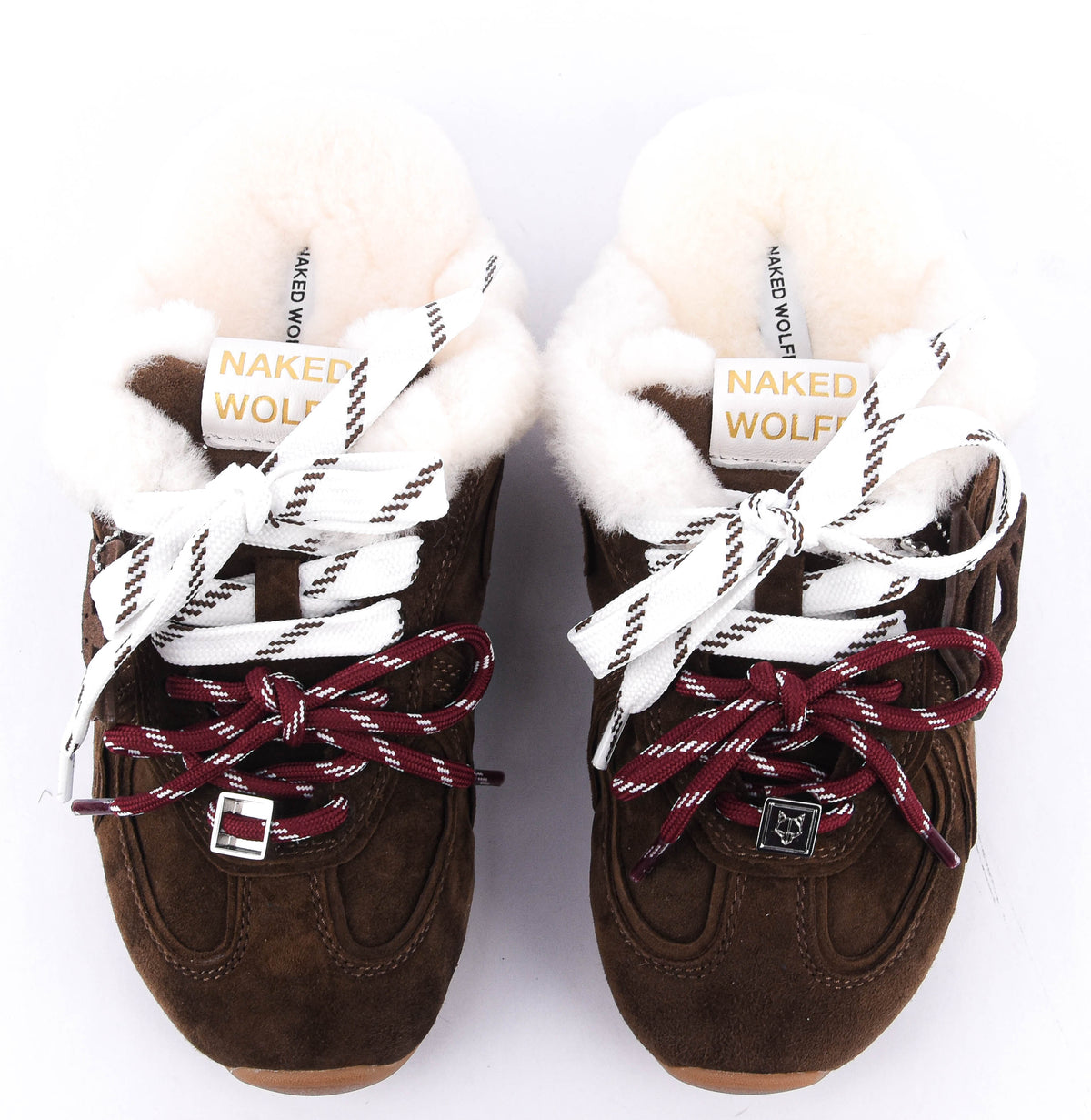NAKED WOLFE ADORN SNEAKER MULE BROWN