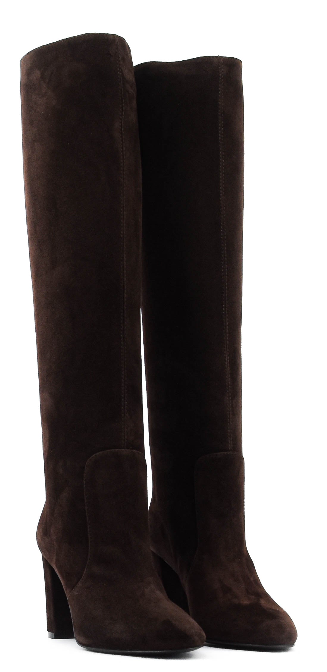 PAUL WARMER DIANA LONGBOOT BROWN Suede