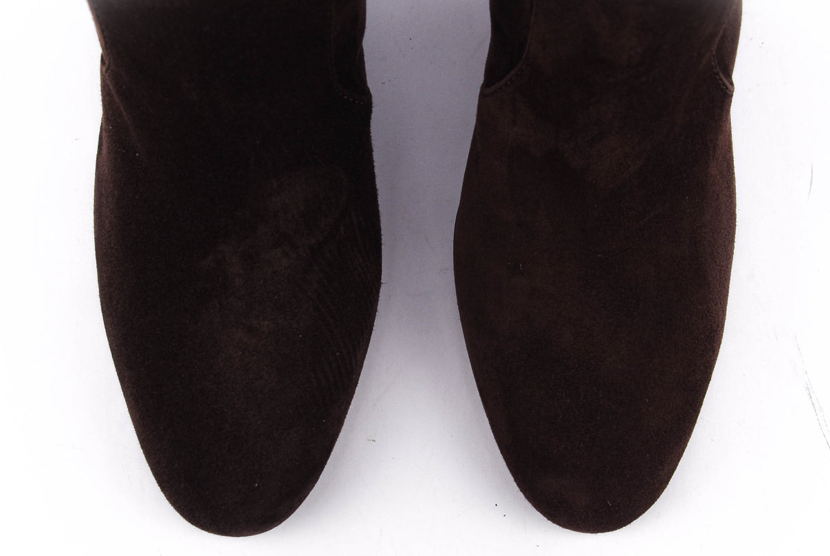 PAUL WARMER DIANA LONGBOOT BROWN Suede