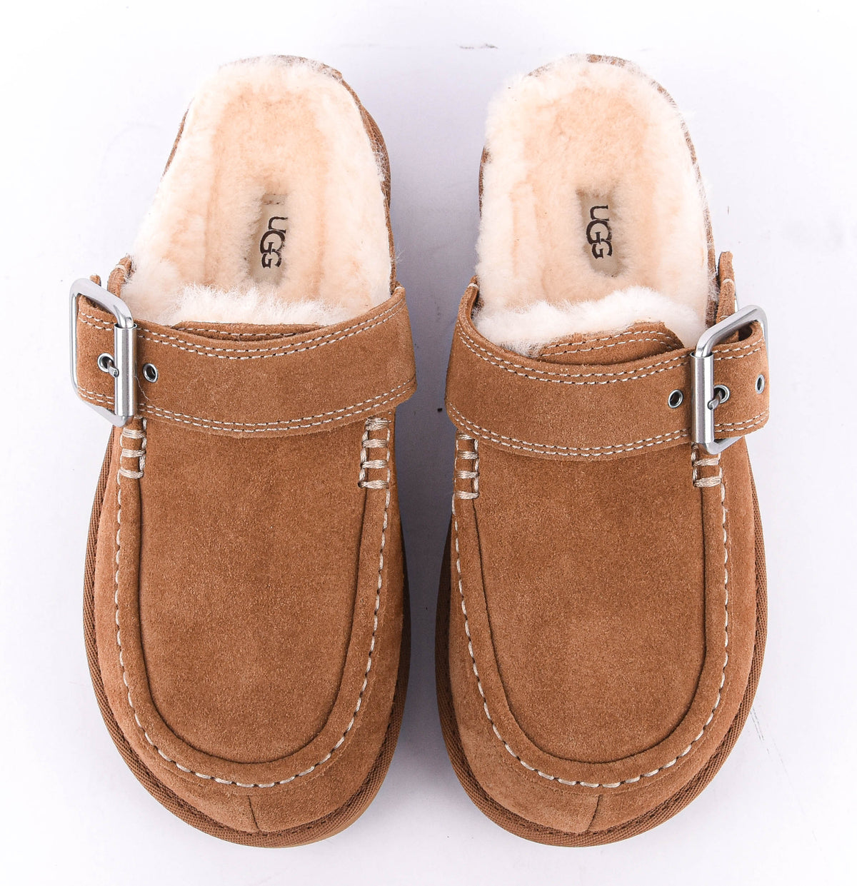 UGG GOLDEN STAR EVELINA CLOG CHESTNUT