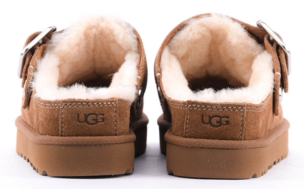 UGG GOLDEN STAR EVELINA CLOG CHESTNUT