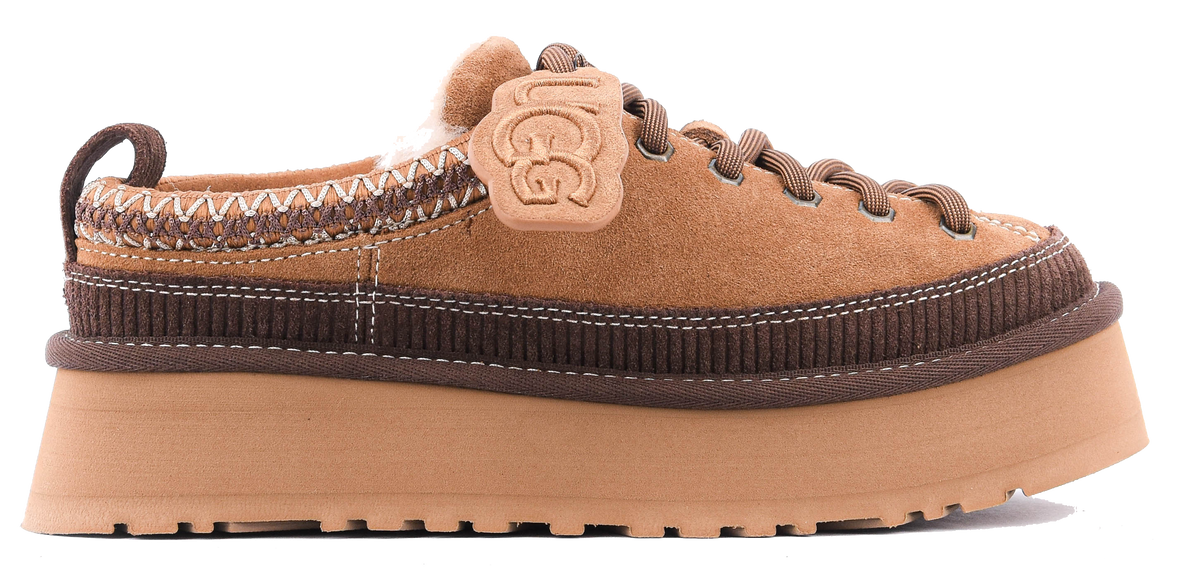 UGG HERITAGE LACE UP SLIPPER CHESTNUT