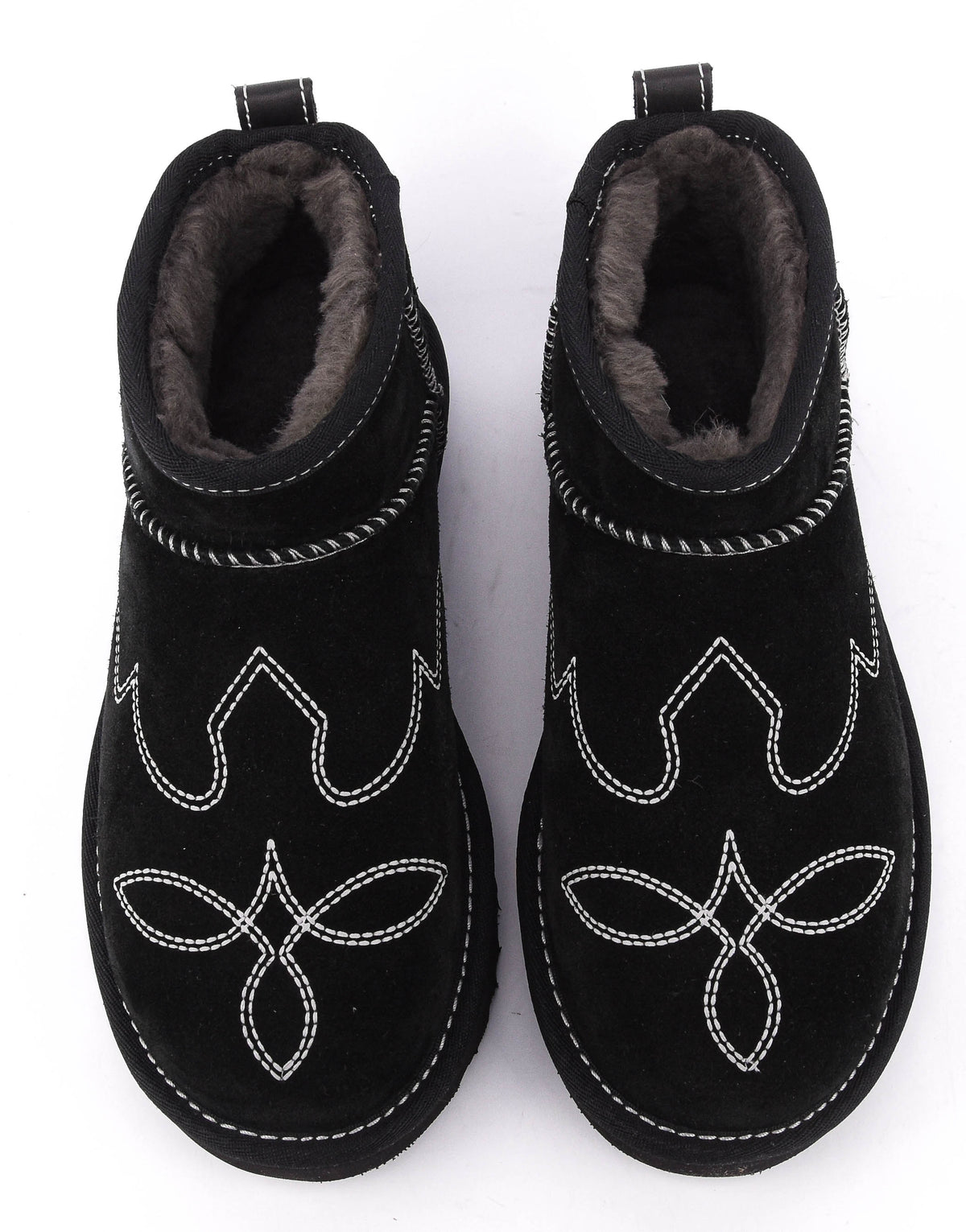 UGG CLASSIC ULTRA MINI WESTERN BLACK