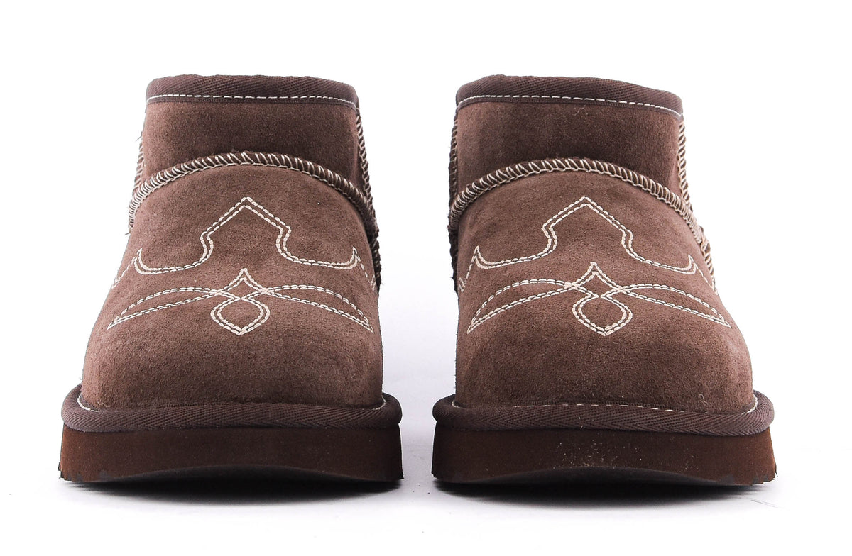 UGG CLASSIC ULTRA MINI WESTERN BURNT CEDAR